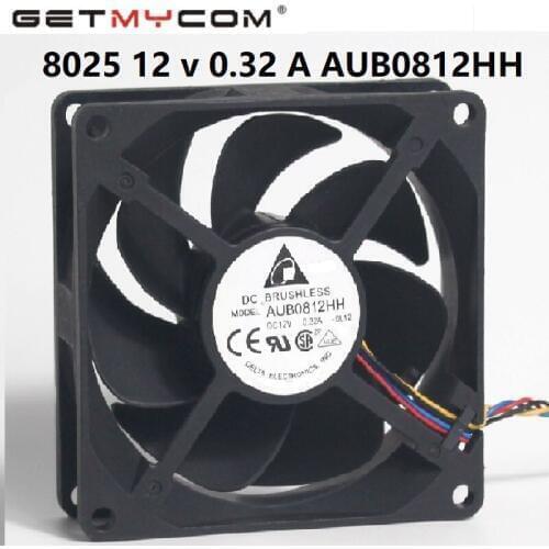 Getmycom Original AUB0812HH 8025 12 v 0.32 A 4 line temperature control 8 cm chassis fan radiation heat cooling device