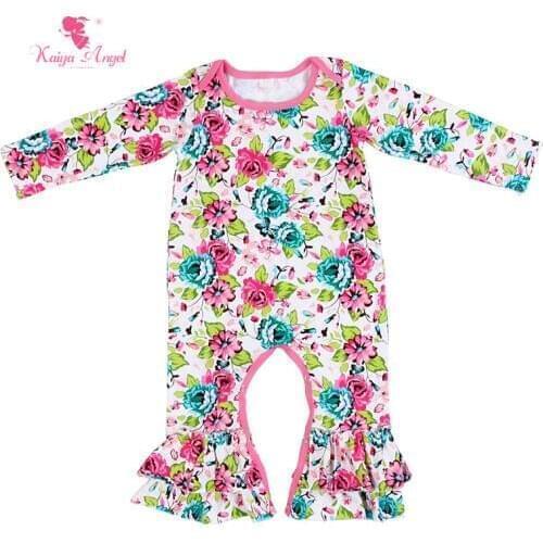 Kaiya Angel 2017 Hot Christmas Halloween Baby Boy Girl Rompers Newborn Jumpsuit Fall Winter spring 0-24M Factory wholesale