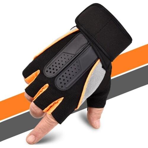 Men Women Cycling Gloves Breathable Comfortable Half Finger Bike Bicycle Gloves Sports Fitness Weightlifting Training Gloves