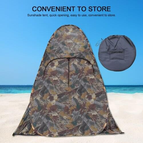 Portable Tent Foldable Outdoor Shower Curtain Light Camp Pop-Up Privacy Toilet Changing Room Rain Shelter With Carry Bag