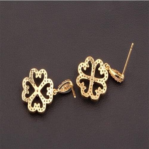 DIY Set 3A Zircon Copper Alloy S925 Silver Needle European American High End Atmosphere Retro Stud Earrings For Women 2020 Trend