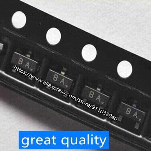 100pcs/lot A1015 2SA1015 Silk screen: BA PNP SMD SOT23 SMD transistor field effect regulator tube