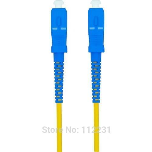 20Meters SC/PC-SC/PC,3.0mm,Singlemode 9/125,Simplex,Optical Fiber Patch Cord Cable,SC to SC