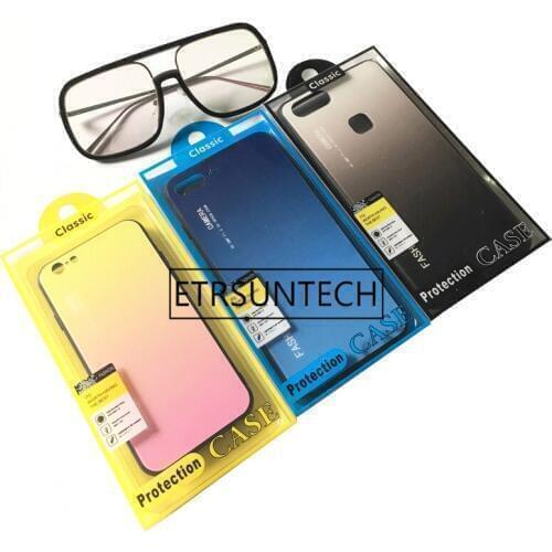 500pcs/lot 172x95x15mm PVC Box Packaging for Mobile Cell Phone Case Cover Packing with Hang Hole For iphone 11 11max pro