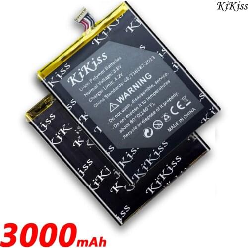 KiKiss Battery TLp020C2 For Alcatel One Touch Idol X 6040D 6040X Mobile Phone Batteries 3000mAh For TCL Idol X S950 S950T