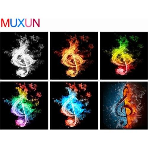 Diamond Painting Cross Stitch Musical Note Picture Of Rhinestones Diamond Embroidery Cartoon Handmade Gift Home Decor Diy Rp605