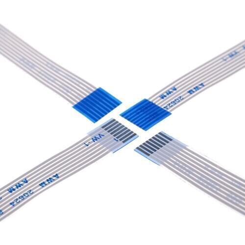 1000pcs Flexible Flat Cable FFC 8 PIN 1.0 mm pitch different ends Length 60 70 80 100 120 150 200 250 300 400 450 500 600 700mm