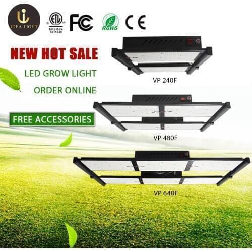 Hydroponic Full Spectrum Samsung LM301H/301b Led Grow Light Bar with 180 Degrees Foldable for Indoor Plant