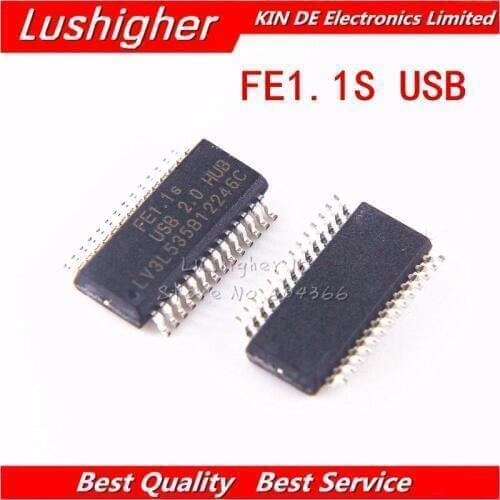 5PCS FE1.1S USB 2.0 HUB SSOP28 FE11S SSOP SMD New Original