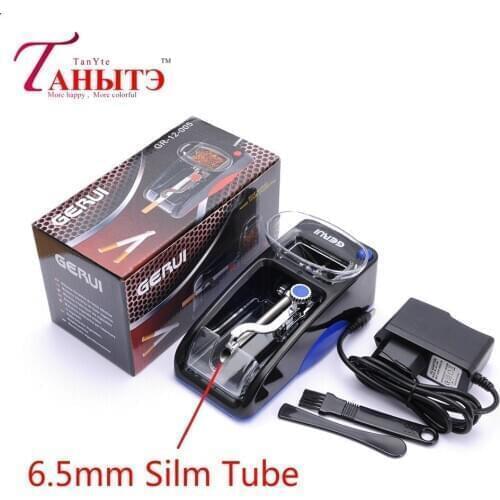 6.5mm Thin Tube Cigarette Rolling Machine Automatic Electric Tobacco Injector Maker Roller Diy Smoke Tool Roller Gadgets For Men