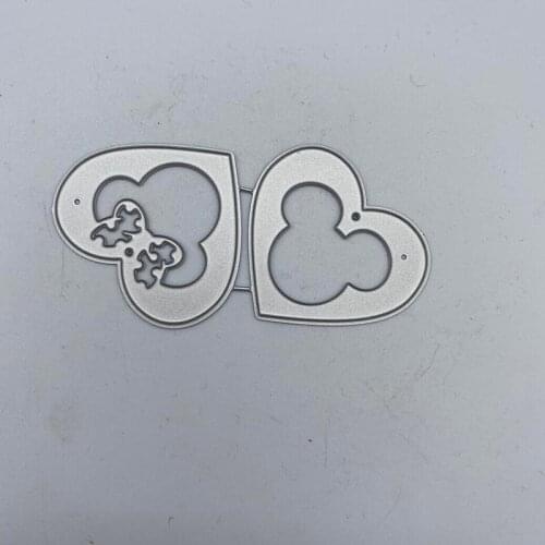 Metal Cutting Dies heart for DIY Scrapbooking Photo Album Decorative Embossing Paper Card Crafts Die Cut