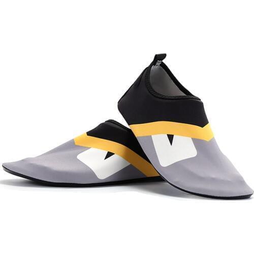 Men Women Water Shoes Printed Lightweight Anti-slip Quick Drying Slip On Socks Footwear Summer Beach Snorkeling Shoes