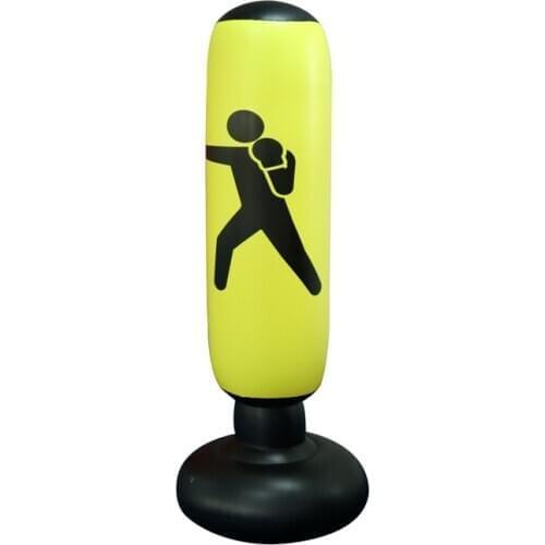 Adjustable 1.6m PVC Inflatable Boxing Punching Kick Training Sandbag Pressure Relief Accessory boxing training equipment