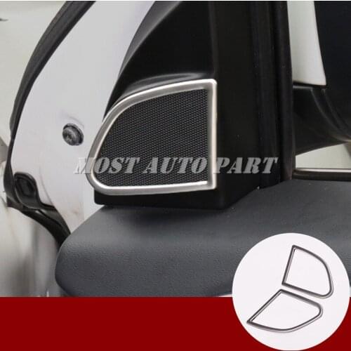 Interior Car Door Audio Speaker Trim Cover 2pcs For VOLVO XC60 2009-2016 Car accesories interior Car decoration