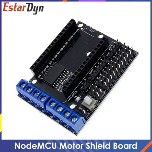 1pcs NodeMCU Motor Shield Board L293D for ESP-12E from ESP8266 esp 12E kit diy rc toy wifi rc smart car remote control