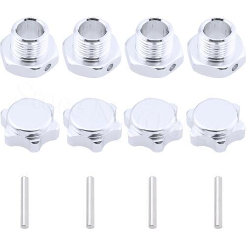 Wholesale 50Sets/lot HSP 1/8 Tires Adapter Wheel Nut With Pins 17mm For RC HOBBY Car Parts