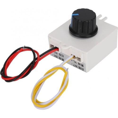 DC 6V-28V 3A Motor Speed Controller HL03KS Brushed Motor Speed Regulator with LED Light