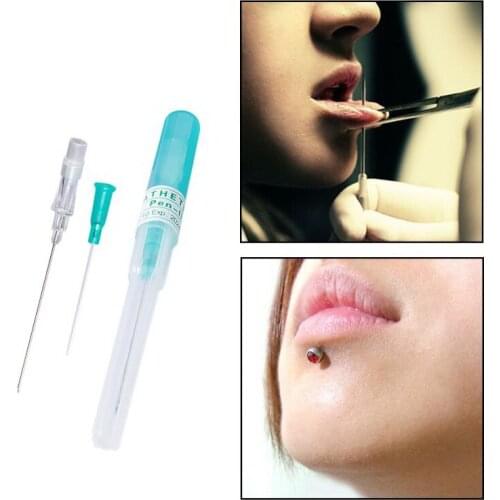 Sterilized Catheter Piercing Needles Ear Nose Lip Navel Piercing Needle Tattoo Catheter Needles Kit Piercing Tools 14G-24G