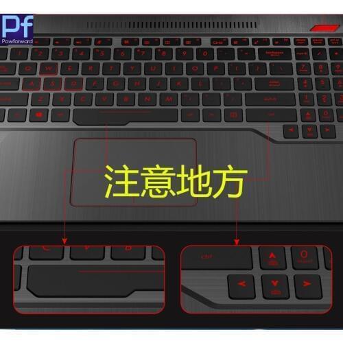For Asus ROG FX63VD ROG STRIX GL503VD GL503VS GL503VM GL503 Fx63 FX503VD FX63VD7700 15.6 inch laptop keyboard cover protector