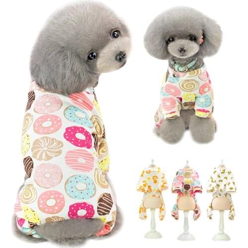 Cute Small Dog Clothes Sweet Pet Dog Jumpsuit Pajama For Small Dogs Cats Chihuahua Puppy Jumpsuit Pet Clothing