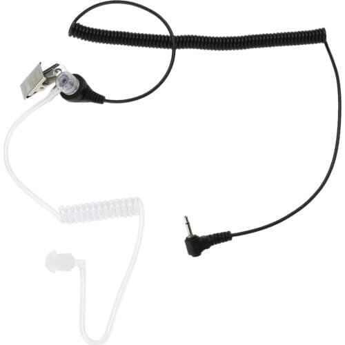 1 PIN 2.5mm Covert Acoustic Tube Earpiece Earphone Dense Sound Air Tube Headset Earpiece Cable for Motorola 2way Radio