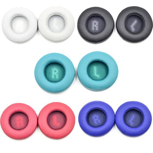 1 Pair Ear Pads Cushion Cover Leather Sponge Earmuffs Headphone Accessory For JBL E35 E45BT E45 Bluetooth Wireless Headsets
