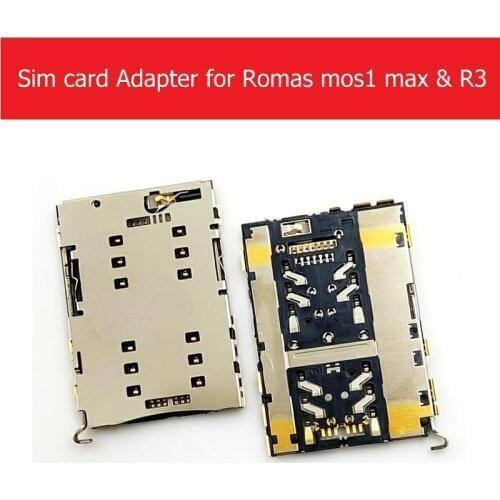 100% Genuine Sim Card adapter for Ramos Mos1 Max Sim Card Socket for Ramos R3 Sim card slot tray adapter replacement