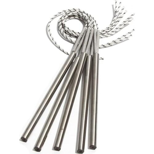 2PCS 11mm 380~500mm 316SUS Cartridge Heater 110V/220V/380V Cylindrical Pipe 1700W/1800W/1850W/2000W/2200W Electric Heating Part