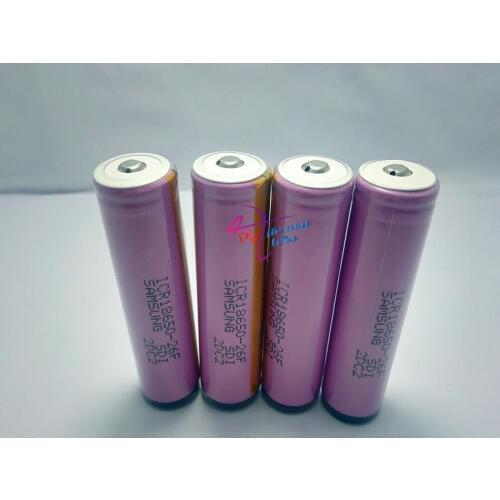 20pcs/lot 100% New Original 18650 ICR18650-26FM 2600mAh Li-ion 3.7 V Rechargeable Battery Free Shipping