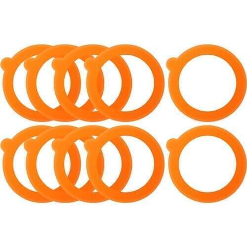 20 Pieces Replacement Silicone Seals Replacement Rubber Jar Seals Airtight Silicone Gasket Sealing Rings for Glass Clip