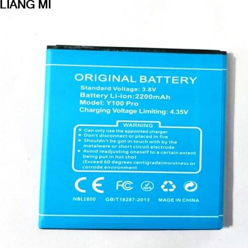 2200mAh New Battery For DOOGEE Y100 Valencia 2 Y100 Pro Cell Phone BATTERY Replacement accessory with phone stander