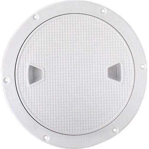 6 Inch Round Tight No Screw Anti-Corrosion Inspection Deck Plate for Boat Yacht Marine Access Hatch Cover