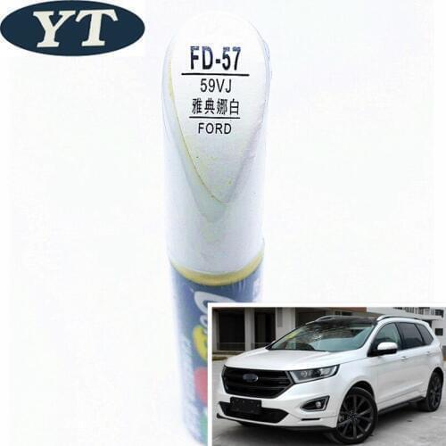 Car scratch repair pen, auto paint pen WHITE color for Ford ecosport,kuga, focus,s-max,fiesta ,car painting pen
