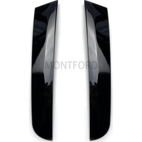 2pcs/set Rear Window Side Spoiler black Wing Lip Cover Trim Sticker Fit For Patrol Y62 2010+ Auto Accessories