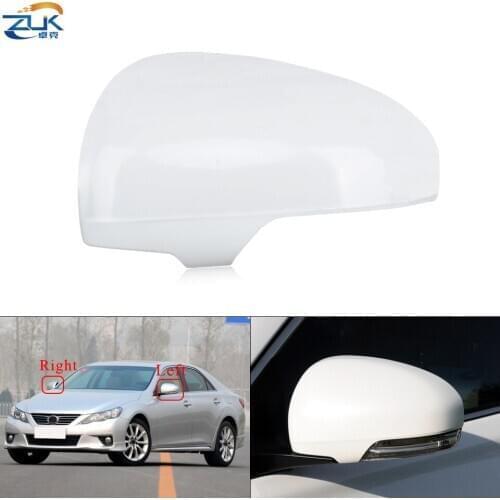 ZUK Outer Door Rearview Side Mirror Cover Cap Housing For Toyota Reiz Mark X 2010-2018 Pruis 2010-2012 87945-0P902 87915-0P912
