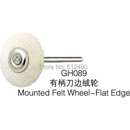 Free shipping 100pcs Mounted Felt Wheel-Flat FG2.35mm,jewelry Polishing Wheel,jewelry rotary cloth wheel,dental polishing wheel