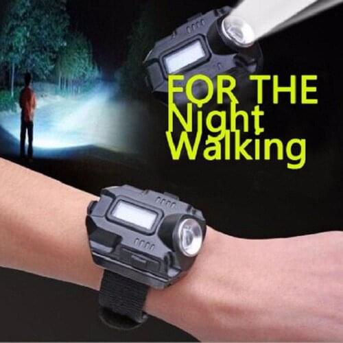 Watch Flash Light Led watch Flashlight LED Wristlight Rechargeable Lamps Lantern Waterproof Wrist Lighting Torch Outdoor Lamp