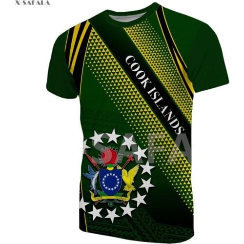 Cook Islands Sharks Cronulla Dragon Indigenous 3D Fashion All Over Printed Round Neck T-Shirt Men Women Harajuku Casual Tee