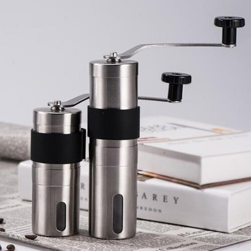 Manual Coffee Grinder Washable Ceramic 304 Stainless Steel Coffe Bean Grinding Machine Kitchen Handmade Coffee Milling