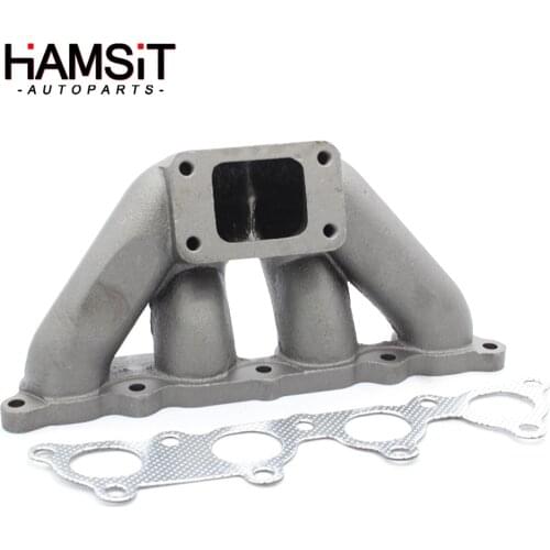 Hamsit Cast Iron Turbo Manifold For 88-00 Honda CRX D15/D16 D-Series Engine