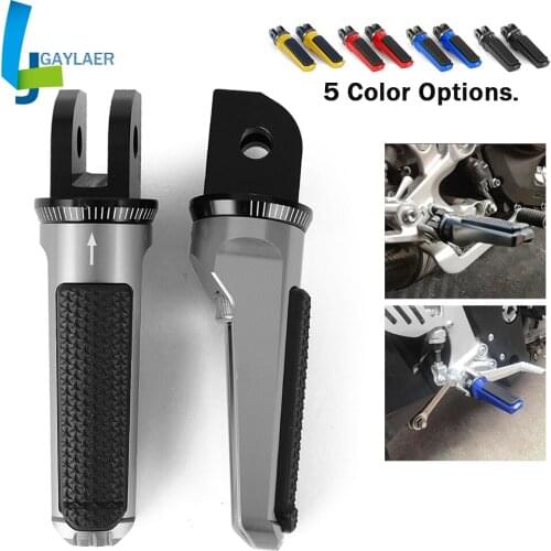 Motorcycle CNC Footrests Foot Pegs Foot Rest Front for Triumph Street Triple/R 2008-2019 Street Cup Triple S/RS Twin Tiger Sport