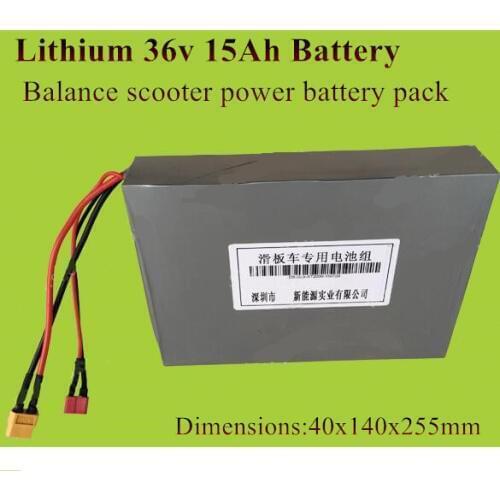 Customize 36V 15AH Battery Lithium ion lipo Repalce 10ah 11ah 12ah 13ah battery 36v bike for Wheel Electric balance Scooter