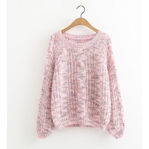 2021 Autumn Winter Cashmere Sweaters Womens Knitted O Neck Warm Sweater Womens Pullovers