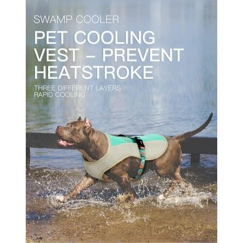 Harnesses Cool Clothes for Pets Cooling Vest for Dog Summer Clothes Dog Supplies Prevention of Heatstroke for Dogs Reflective