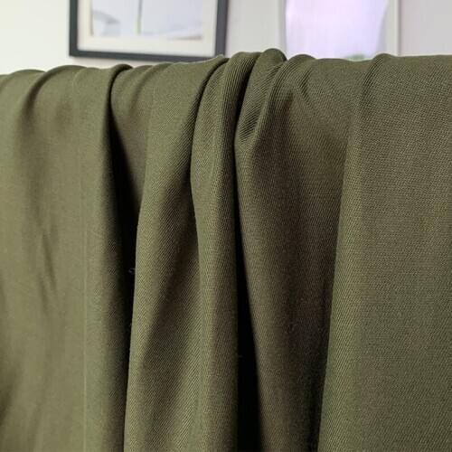 White waxberry 150cm 250g/m Ginger green twill cotton fabrics clothes Garment sewing materials Free shipping