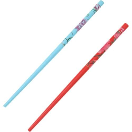 2pcs Vintage Wood Peony Hair Stick Pin Handmade Chignon Hair Pin Chinese Japanese Style