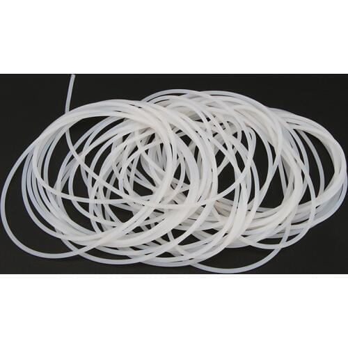Diameter 1 1.5 2 3 4 5 6 7 8 9 10 mm Silicone Rubber Rod Silicon Cord Silicone Bar, Milky White Color