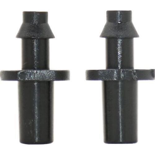 6mm to 1/4" Barb Connector Plastic Garden Irrigation 1/4" hose Connector for 4/7 hose mist Sprinkler connector 50 Pcs