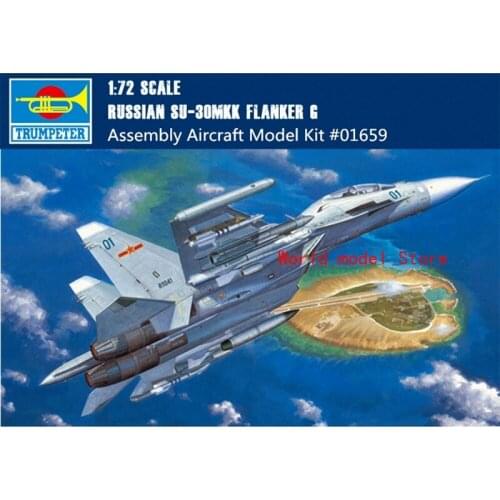 Trumpeter 01659 1/72 Russian Su-30MKK Flanker G Fighter Plastic Aircraft Model