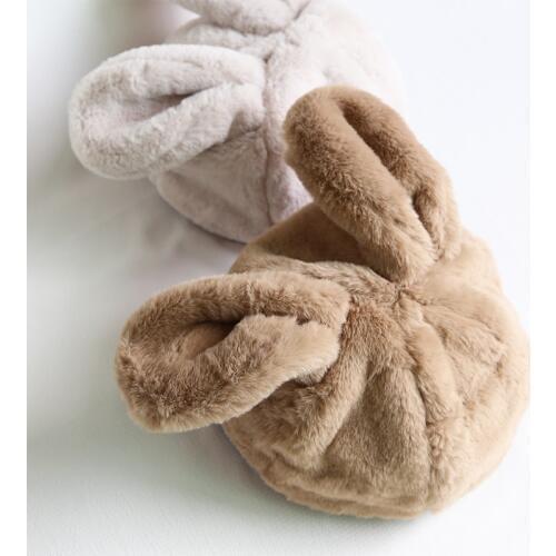 Women Winter Hats Japanese Style Sweet Cute Rabbit Ears Plush Caps Animals Hat Skullies New Fashions Fluffy Warmer Beanies Caps